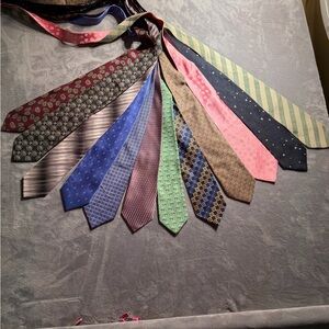 Assorted Men's Neckties - Mixed Colors and Patterns
